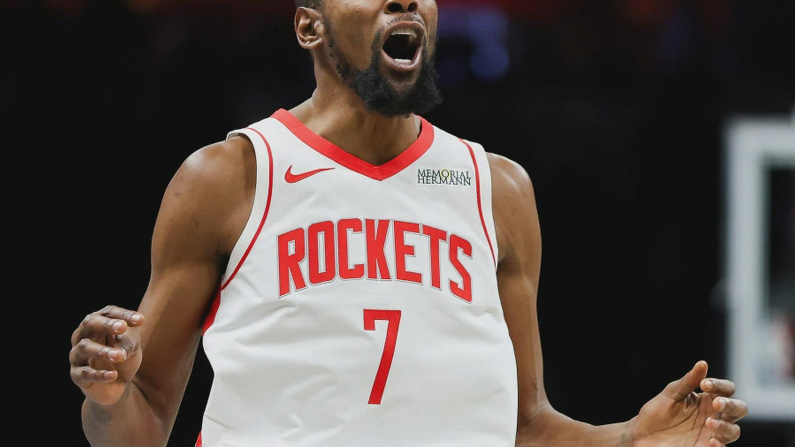 完美体育赛事分析: 火箭五虎94分四连胜！杜兰特22+11手刃旧主｜脸部被砸怒斥对手